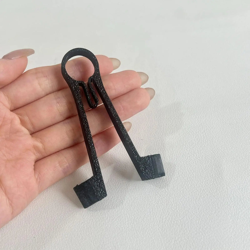 One-Handed Multimeter Probe Holder – 8mm Test Lead Clip