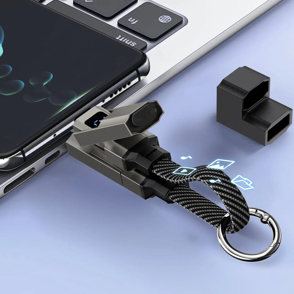 USB C Keychain Portable 1 65W Short Charger Cord Fast Charging Cable