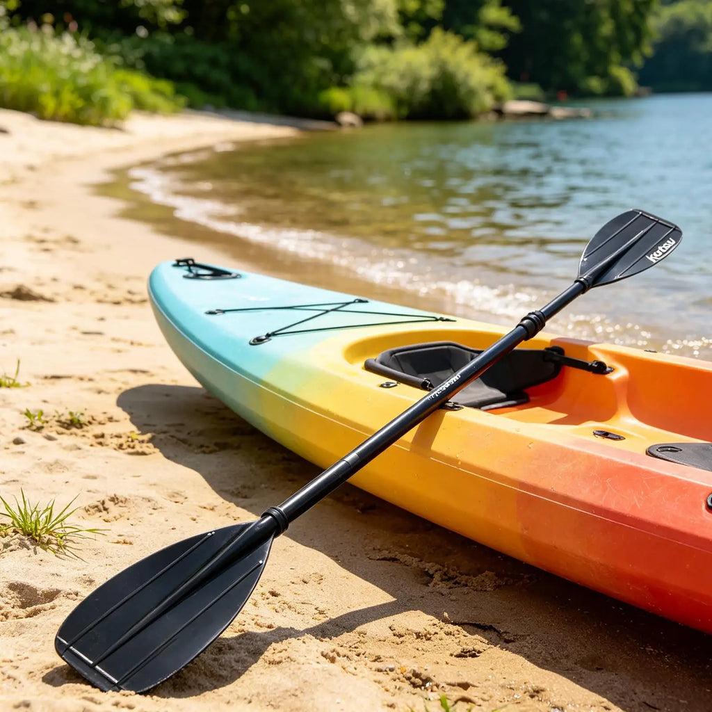 2-Section Carbon Fiber Kayak Paddle | Lightweight Double-Blade