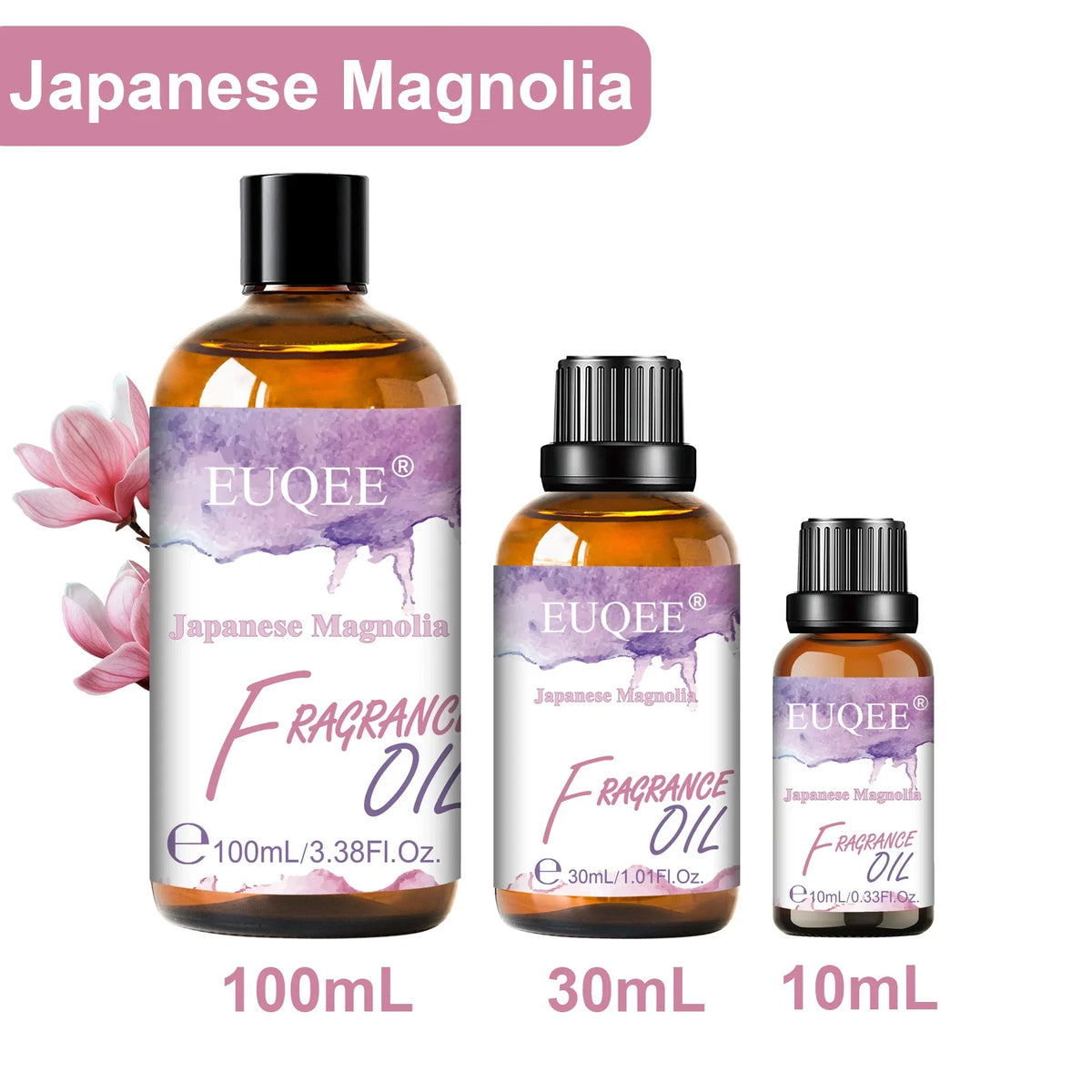 EUQEE Aromatherapy Fragrance Oil – Coconut, Vanilla & Magnolia