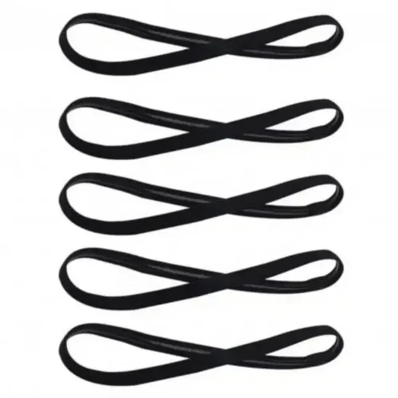 5-Pack Elastic Sports Headbands – Yoga, Running & Gym