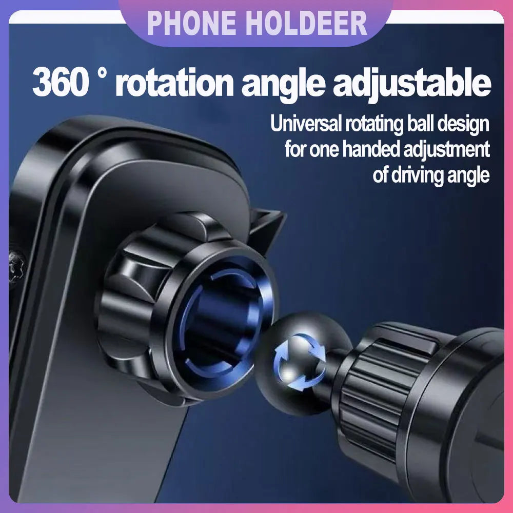 Car Air Vent Phone Holder | 360° Gravity Mount for 5–7" Phones