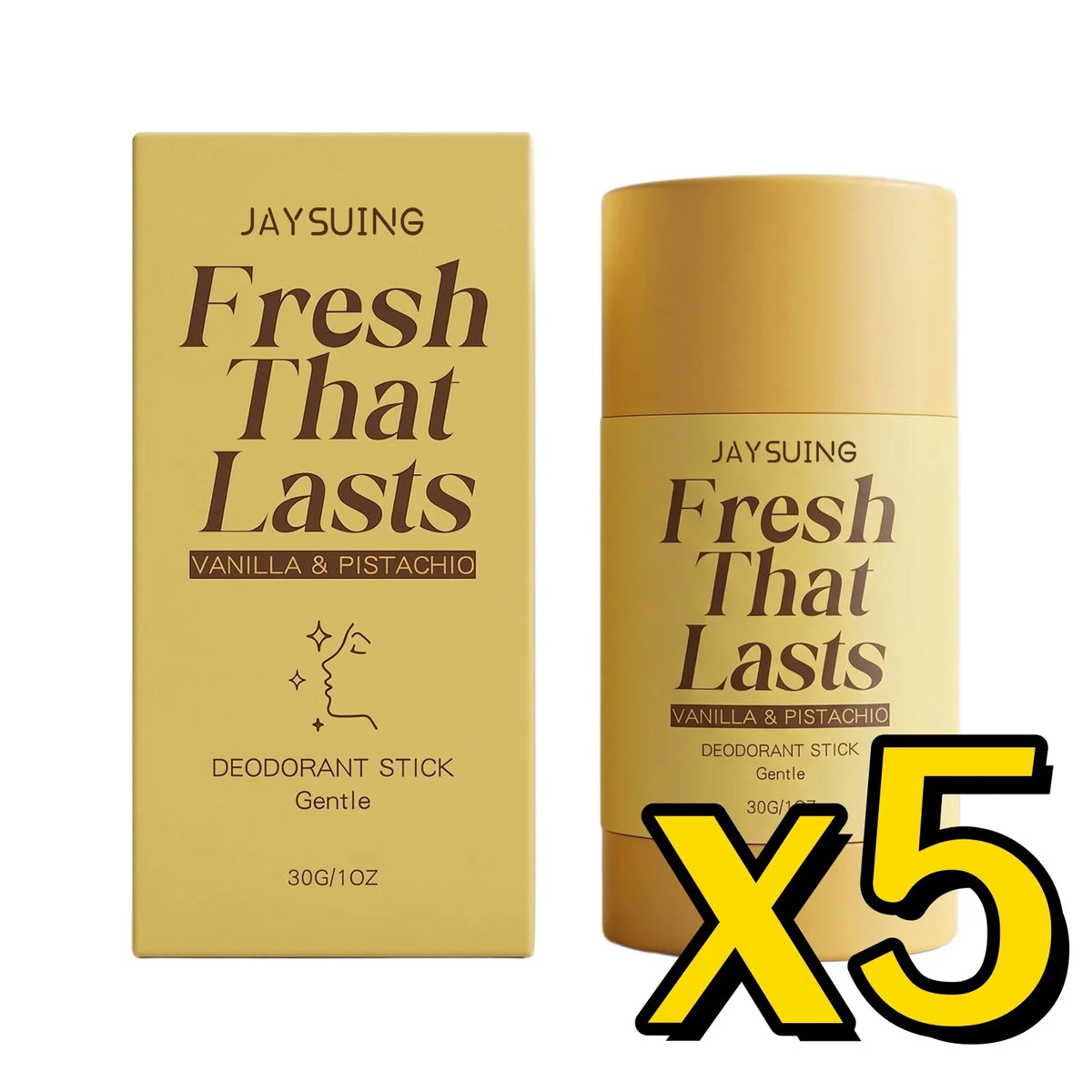 Vanilla Deodorant Antiperspirant Stick | Beeswax & Vitamin E 30g