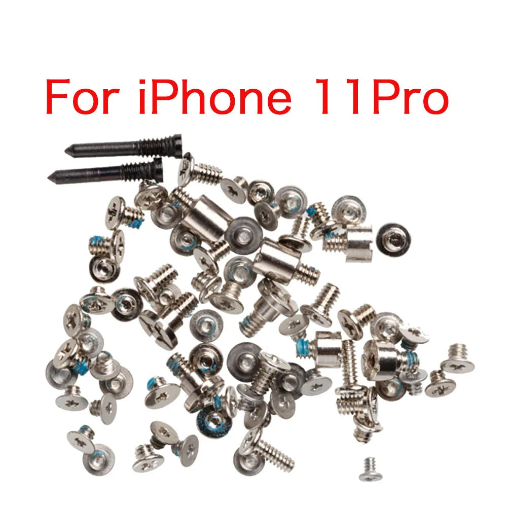 iPhone X XR XS 11 12 Pro Max Inner Full Screw Replacement Set