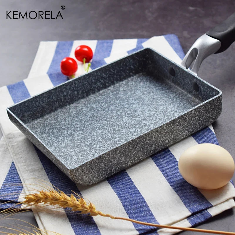 KEMORELA Tamagoyaki Non-Stick Stone Pan – Gas & Induction