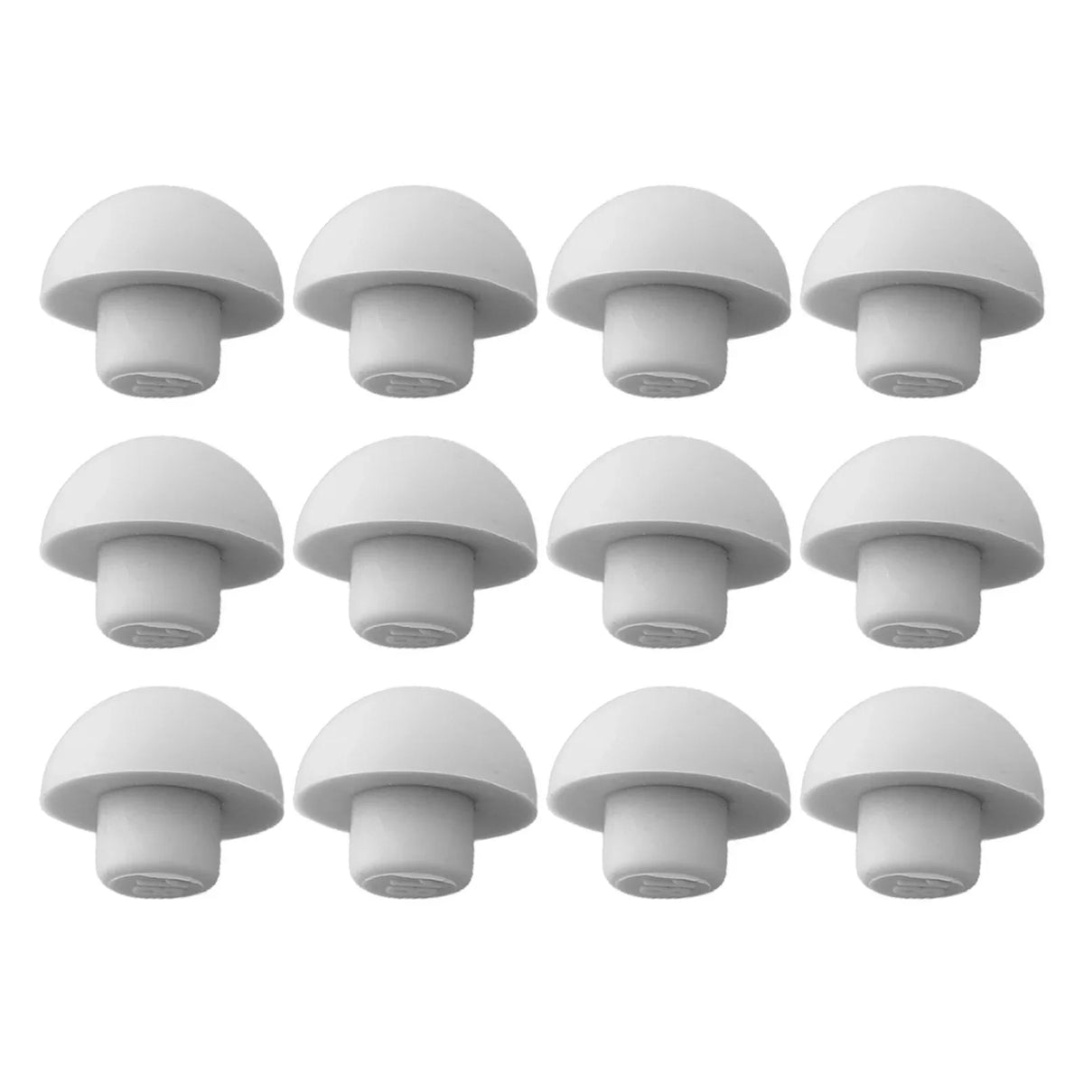 12-Pack Toilet Seat Bumpers – Cushion Pads & Lid Buffers