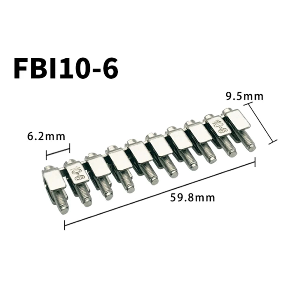 UK5N Screw Wire Connector 4mm Cable Feed-through Connection 12AWG
