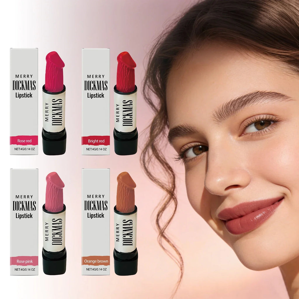 Multi-Color Matte Lipstick – Waterproof, Moisturizing 4-Shade
