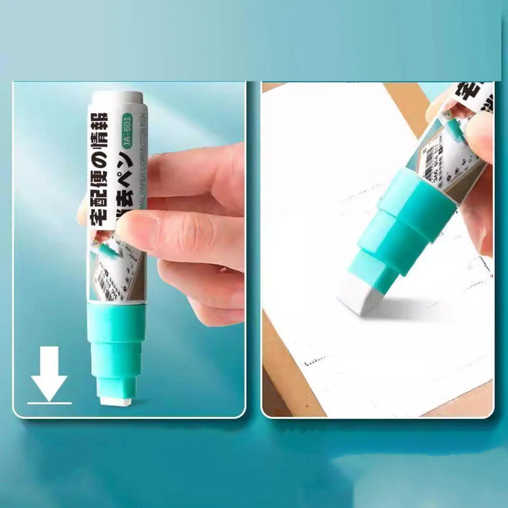 Thermal Paper Eraser Pen – 8mm Wide Tip Label Remover