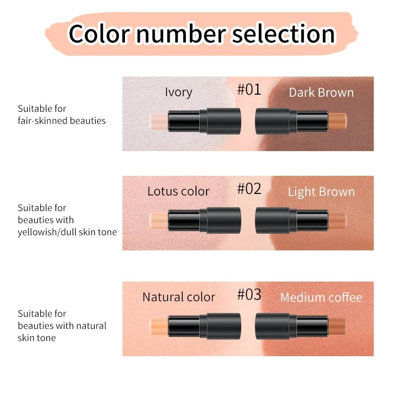 YANQINA 2-in-1 Contour & Highlight Stick | V-Face Sculpting