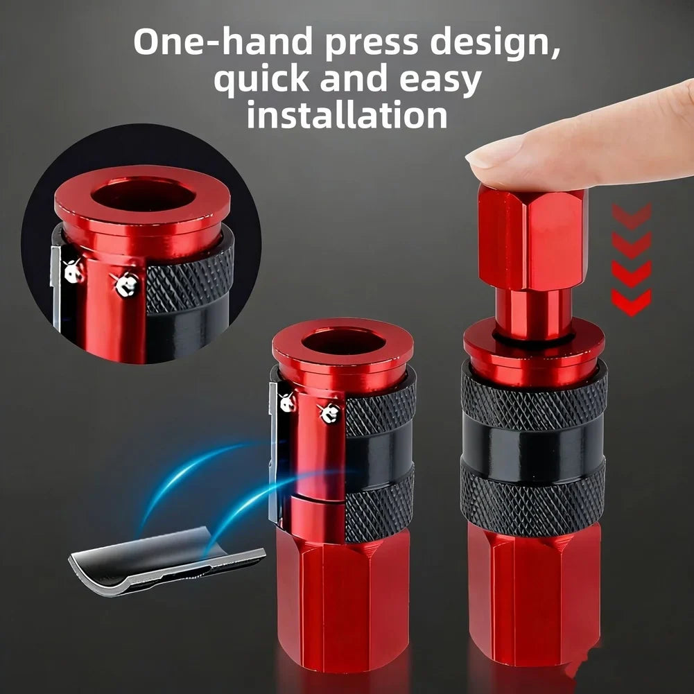 14-Pc 1/4 NPT Pneumatic Quick Connect Fittings Kit