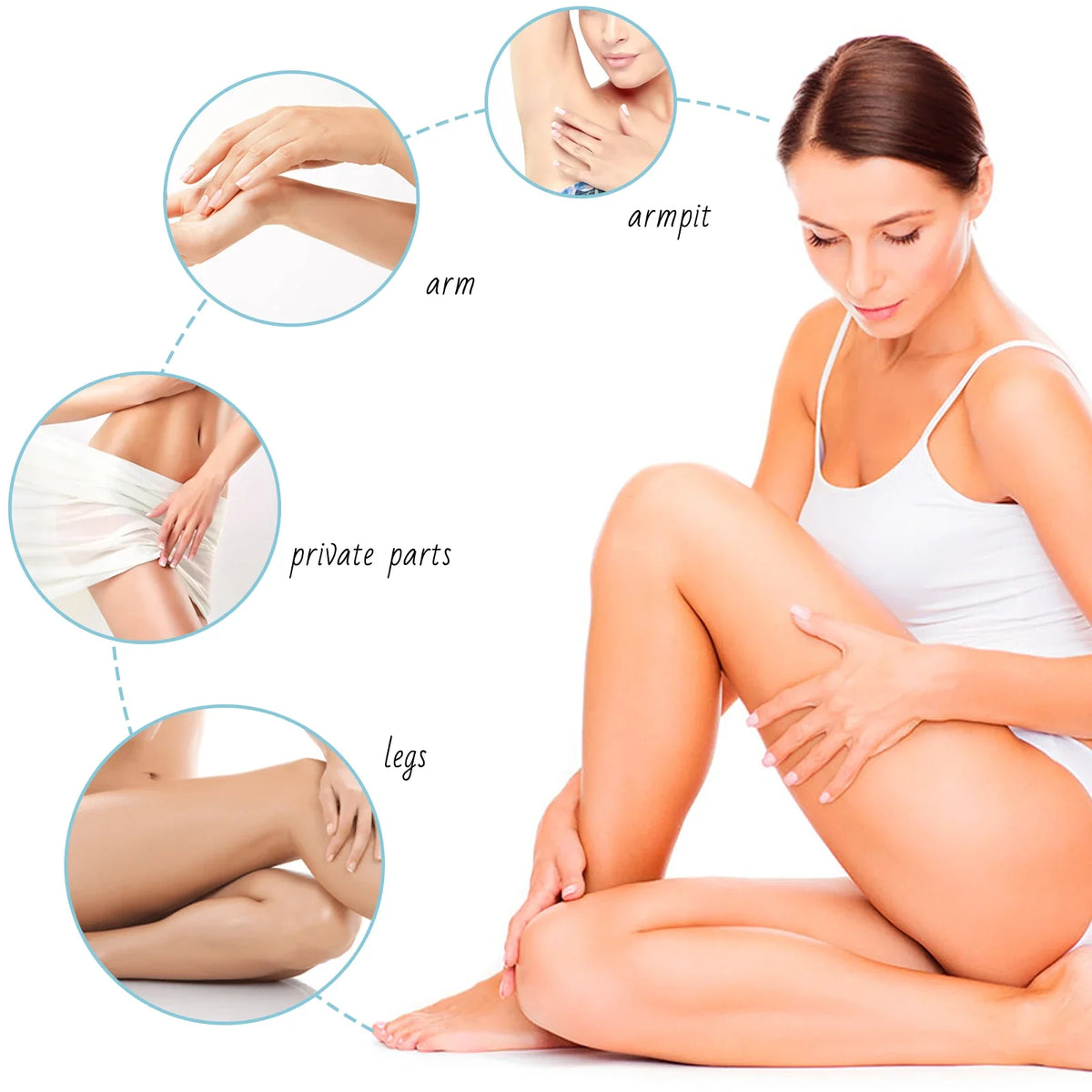 WEST MONTH Hair Removal Spray – Gentle Plant-Based Depilatory 20ml