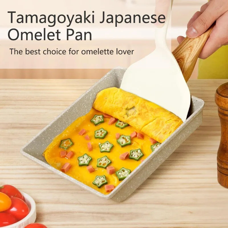 KEMORELA Tamagoyaki Pan – Non-Stick Japanese Egg Pan
