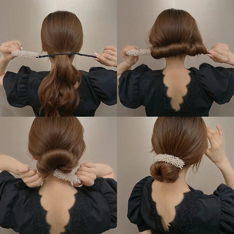 2-Pack Magic Bun Maker & Donut Hairpin Hair Styling Tools