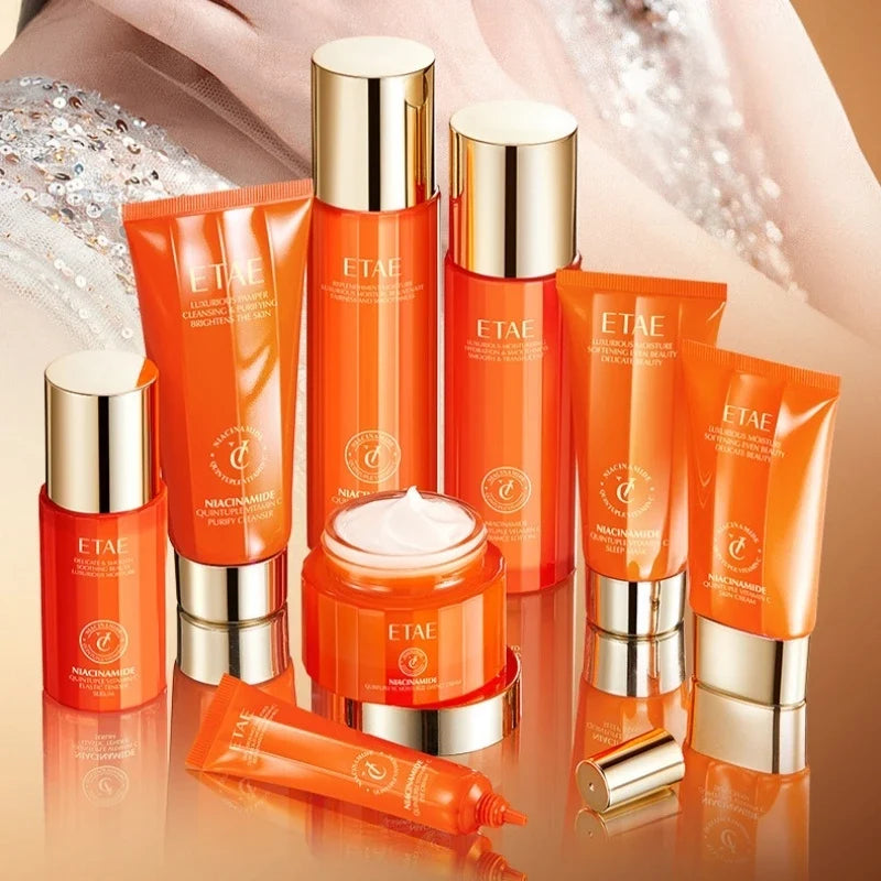 Niacinamide & Vitamin C Moisturizing Skincare Set | Hydrating