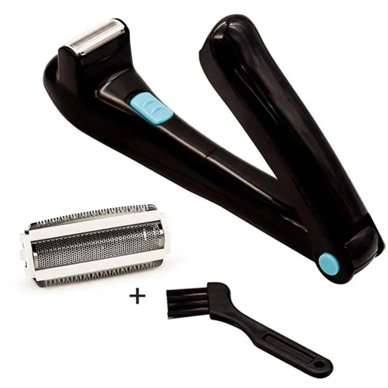 Portable Back Shaver for Men – Foldable Long Handle Body Razor