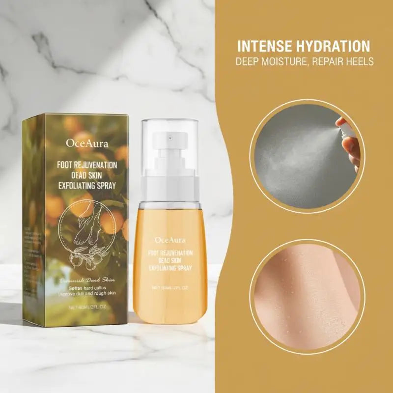 OceAura Nourishing Foot Spray – Moisturizing & Exfoliating 60ml