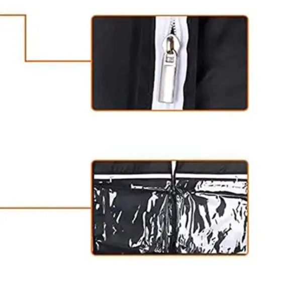 50" Garment Travel Bag with Transparent Pockets – 3 Pack