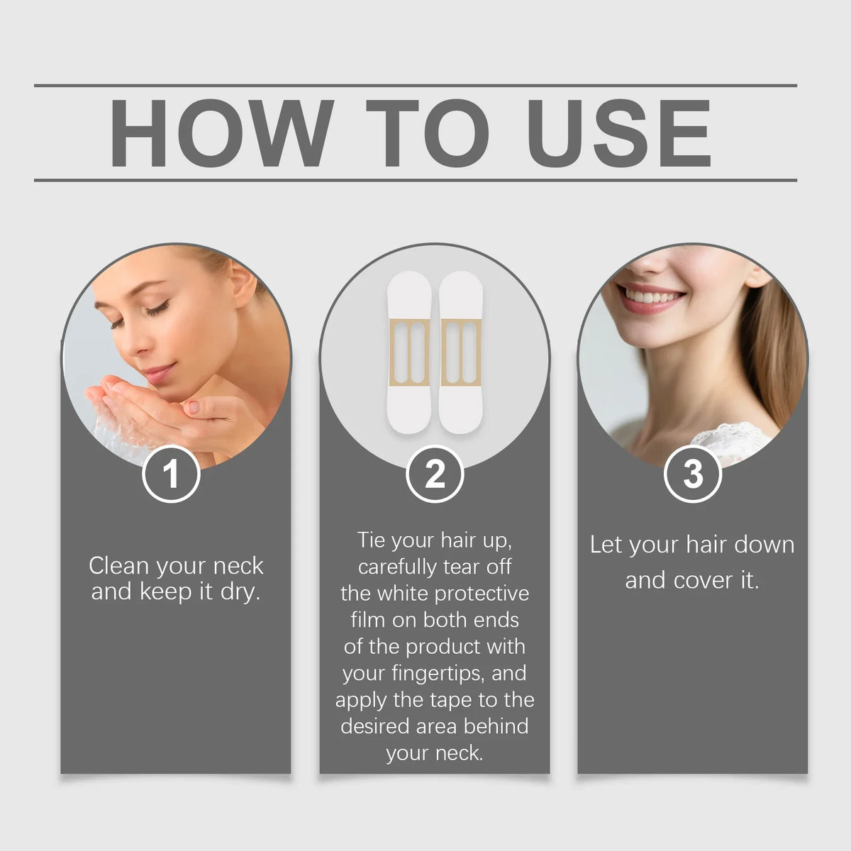 Hyaluronic Acid Neck Lifting Patches 12 Pcs | Anti-Wrinkle