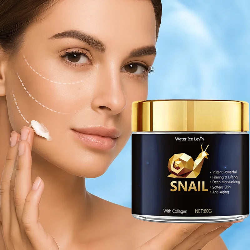 Snail Mucin Cream with Hyaluronic Acid & Collagen – 60g