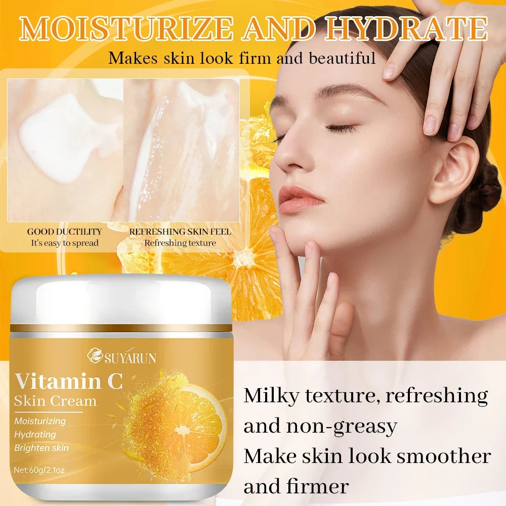 SUYARUN Vitamin C Face Cream – Brightening & Moisturizing