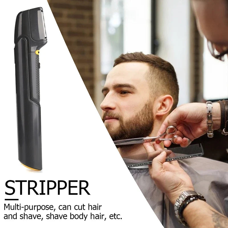 Wireless Electric Body Shaver 6500 RPM – Extension Handle & 5 Combs