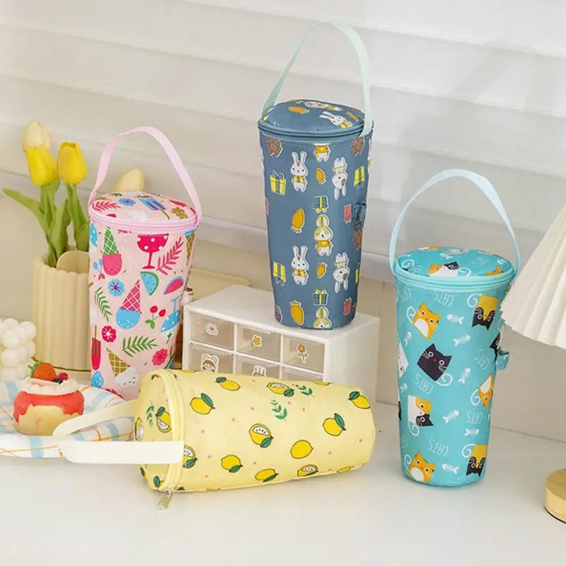 Milk Tea Cup Holder Insulated Portable Handheld Carrier Office
