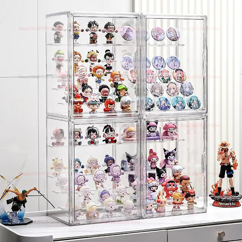 3-Tier Acrylic Display Rack for Figurines, Jewelry & Collectibles