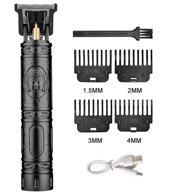 2026 T9 Vintage Men's Electric Hair Clipper Beard Trimmer