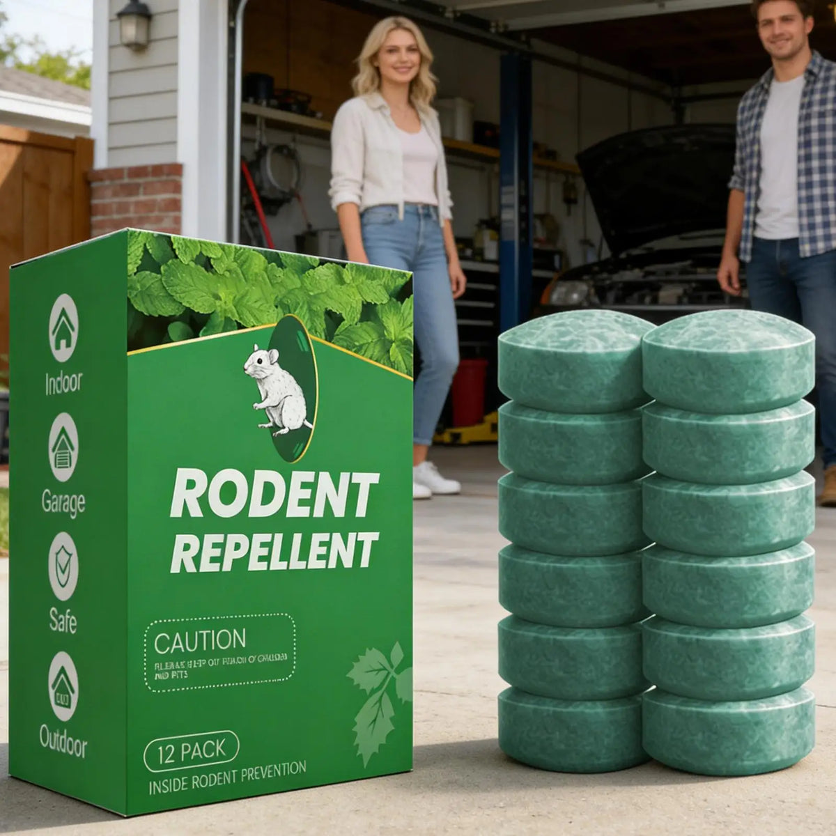 Mice Repellent Balls 12-Pack – Indoor & Outdoor Mouse Deterrent