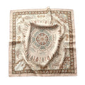 Geometric Print Square Scarf – Hair Wrap & Headband for Women
