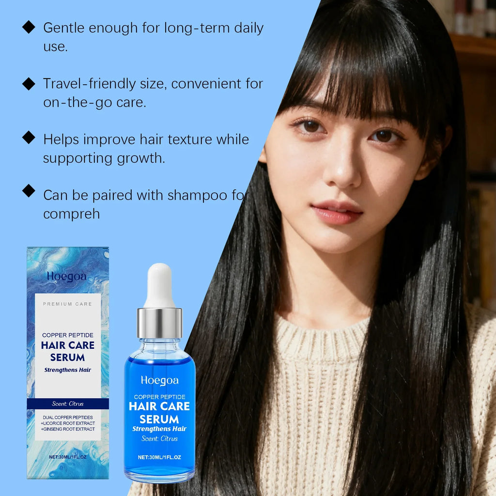 Copper Peptide Hair Growth Serum | Regrowth & Thickening 30ml