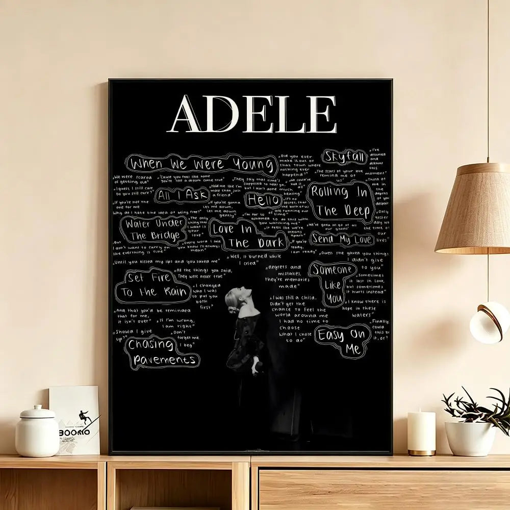 HD Waterproof Singer Art Poster | Modern Wall Decor