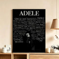 Adele HD Art Poster – Waterproof Sticky Wall Decor