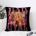 Breathable Linen Cushion Cover with Hidden Zipper | Animal Print