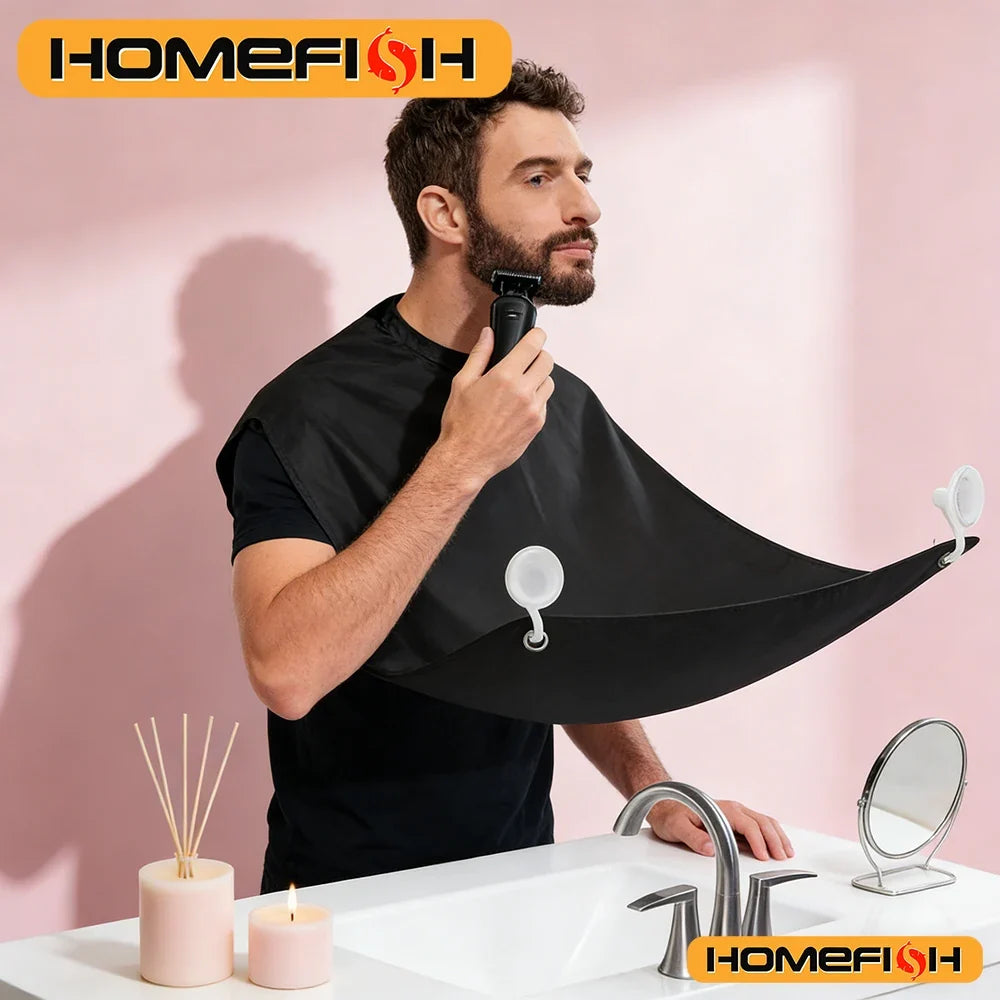 Men's Bathroom Shaving Aprons Beard Apron Care Bib Face Shaved Hair