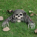 Halloween Crawling Ghost Skull & Arm Figurines – 3-Piece Decor