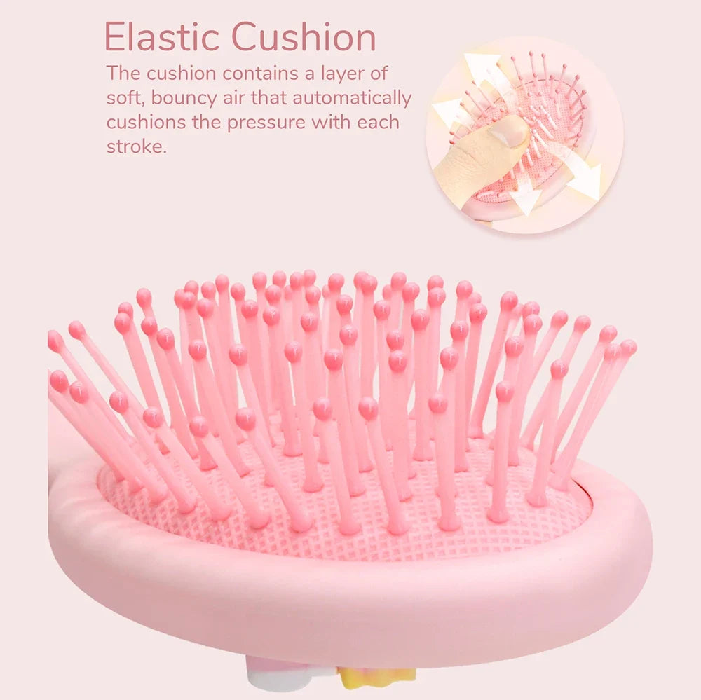 Cartoon Dinosaur Mini Air Cushion Massage Comb – Anti-Static