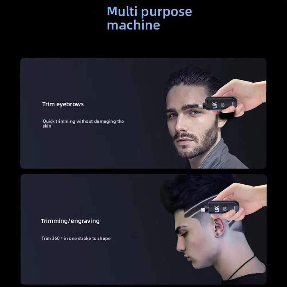 USB Rechargeable Electric Nose & Ear Hair Trimmer for Men