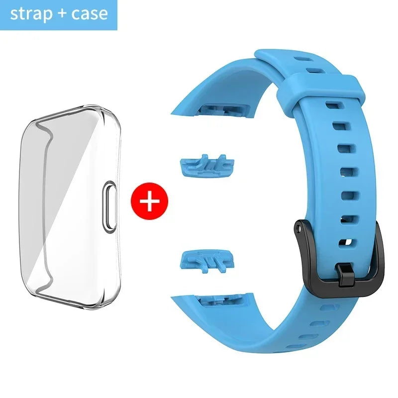 Silicone Sport Band Strap for Huawei Band 6 & Honor Band 6