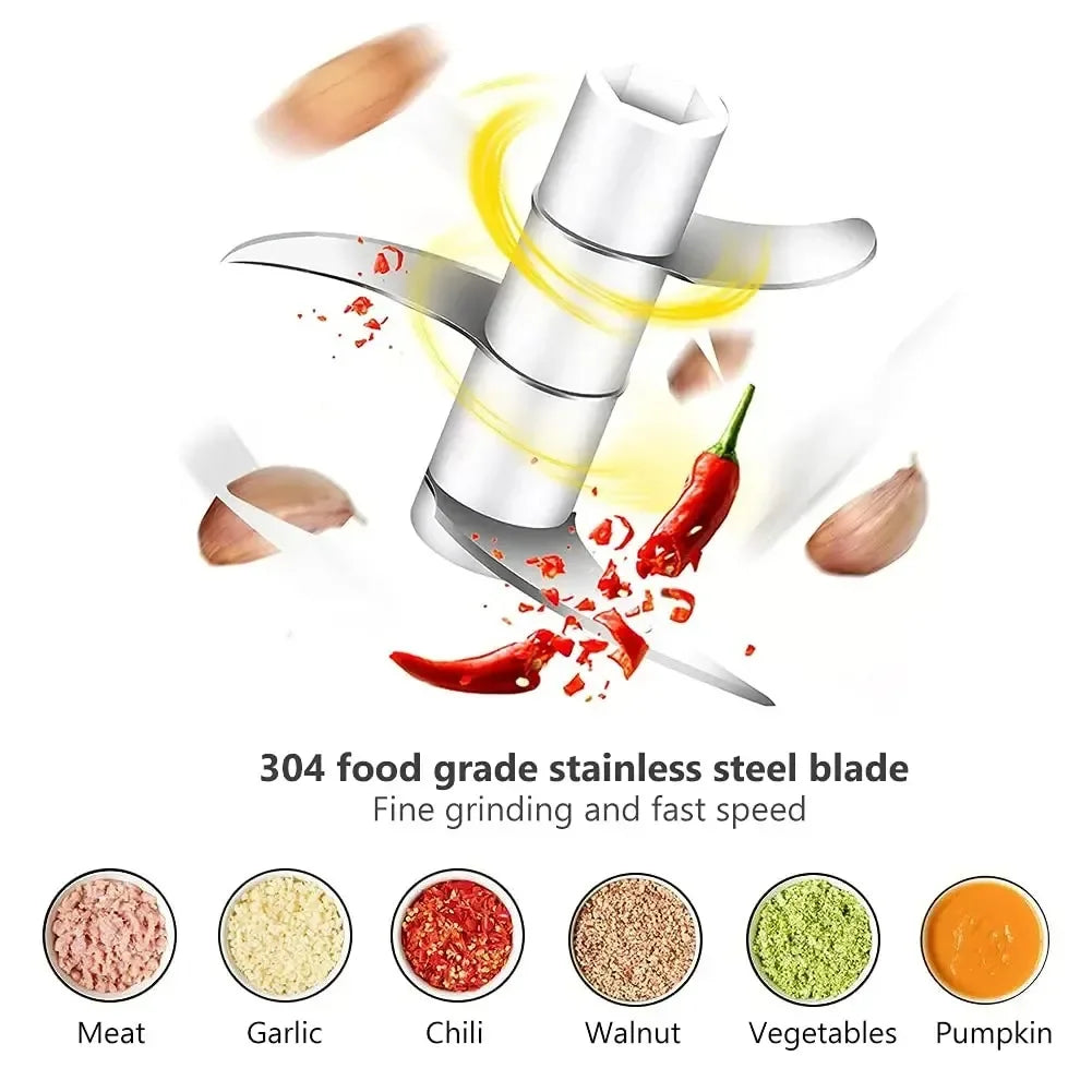 Mini Electric Garlic Chopper USB Rechargeable 100/250ml