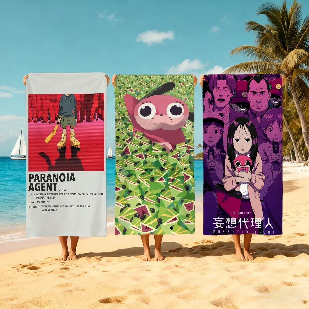 Anime Quick-Dry Beach Towel | Soft Pool Towel for Travel & Gym
