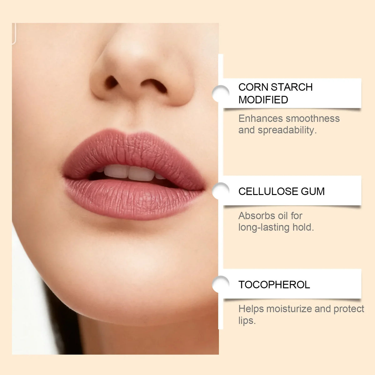 Rose Red Matte Lip Liner Pencil – Smooth, Long-Lasting