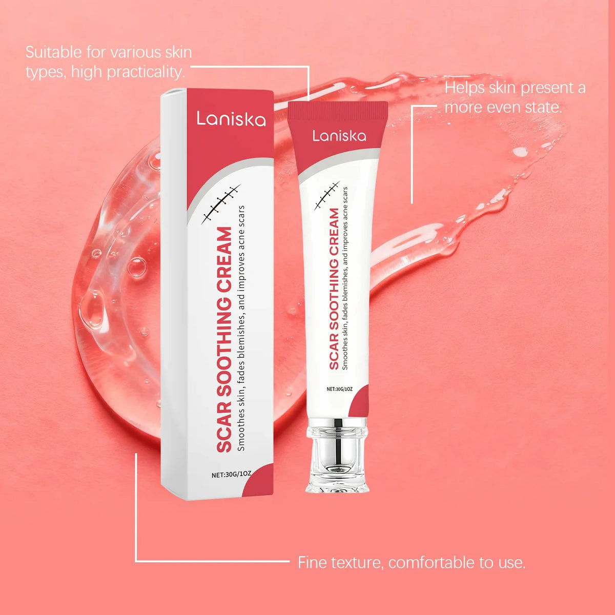 Laniska Gentle Nourishing Moisturizing Body Cream 30g