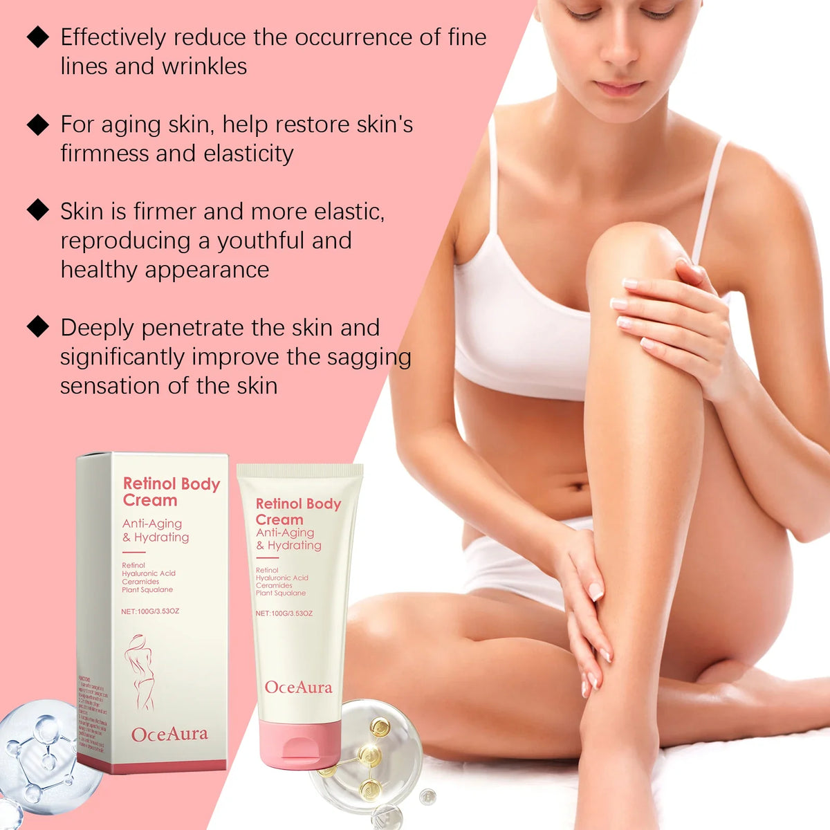 OceAura Retinol Firming Body Cream – Lift, Firm & Hydrate
