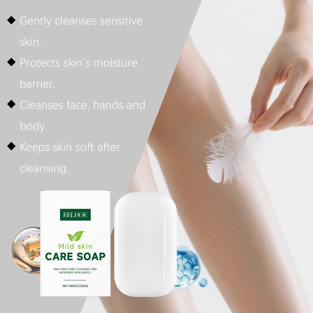 Eelhoe Fragrance-Free Soap Bar – Face, Hand & Body Sensitive Skin