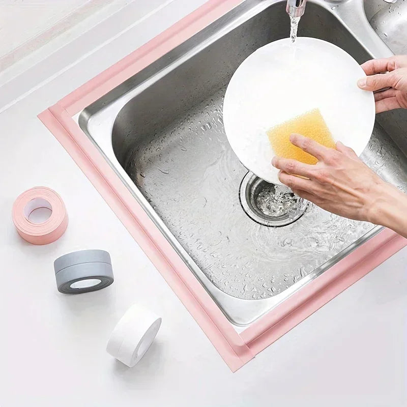 PVC Waterproof Sealing Tape – Self-Adhesive Kitchen & Bath Caulk