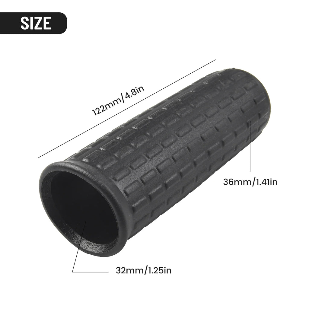 Wheelbarrow Handles Rubber Round Tubes Anti-skid Shock Absorption