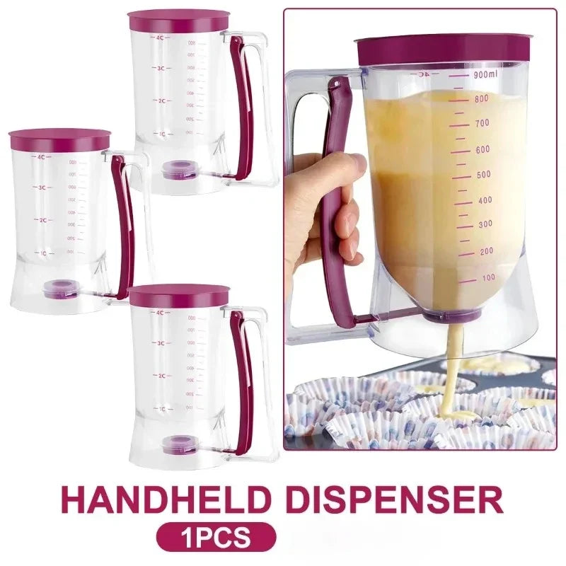 900ml Batter Dispenser – Pancakes, Cupcakes & Waffles