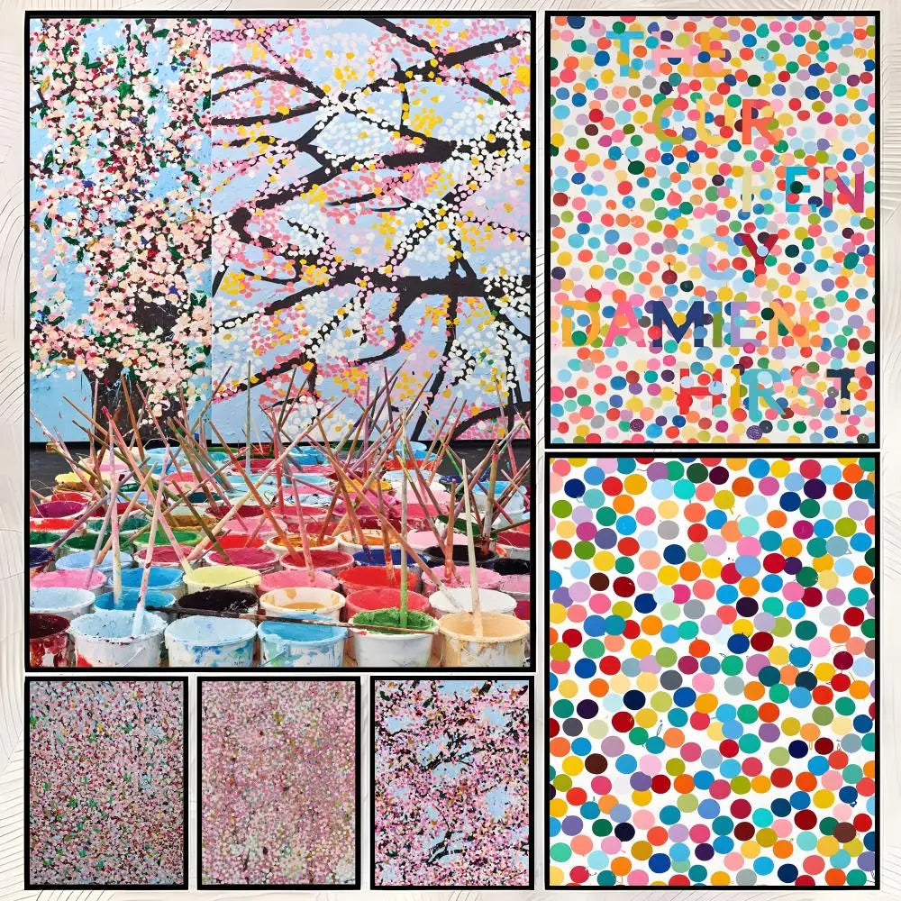 Damien Hirst HD PVC Self-Stick Wall Art Poster | Waterproof Decor
